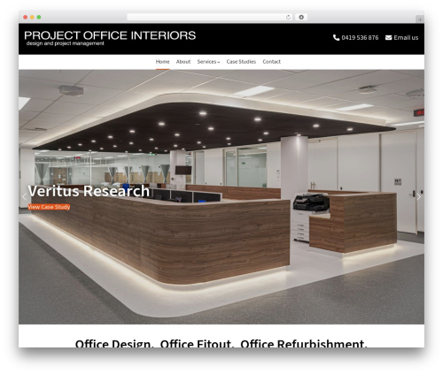WordPress website theme Squigloo Custom Theme - projectofficeinteriors.com.au