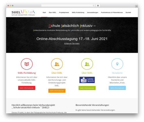 Enfold theme WordPress - stiel-verbund.de
