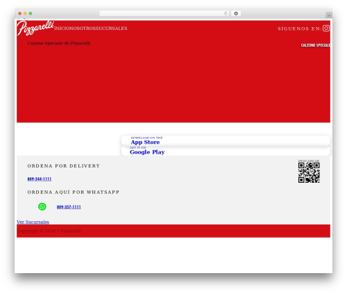 Etch Theme WordPress pizza theme - pizzarelli.com.do
