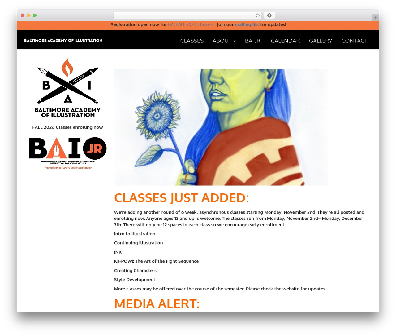 HTML5 Child theme WordPress theme design - baltimoreillustration.com