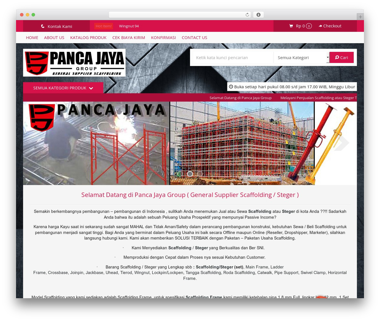 Lapax WordPress theme - jual-scaffolding-jackbase-murah.com