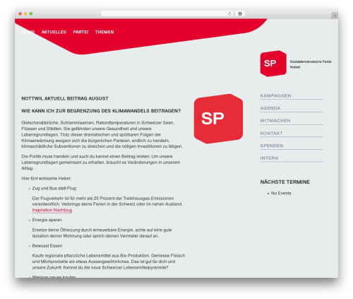 SP Theme theme WordPress - sp-nottwil.ch