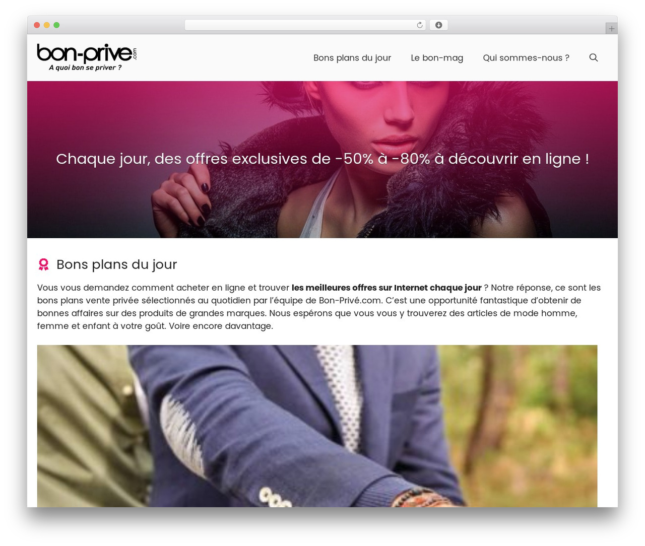 Theme WordPress GP Child par Eroan Boyer - bon-prive.com Theme WordPress GP Child par Eroan Boyer - bon-prive.com