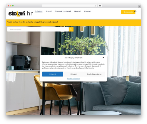 Theme WordPress Lisfinity - stolari.hr