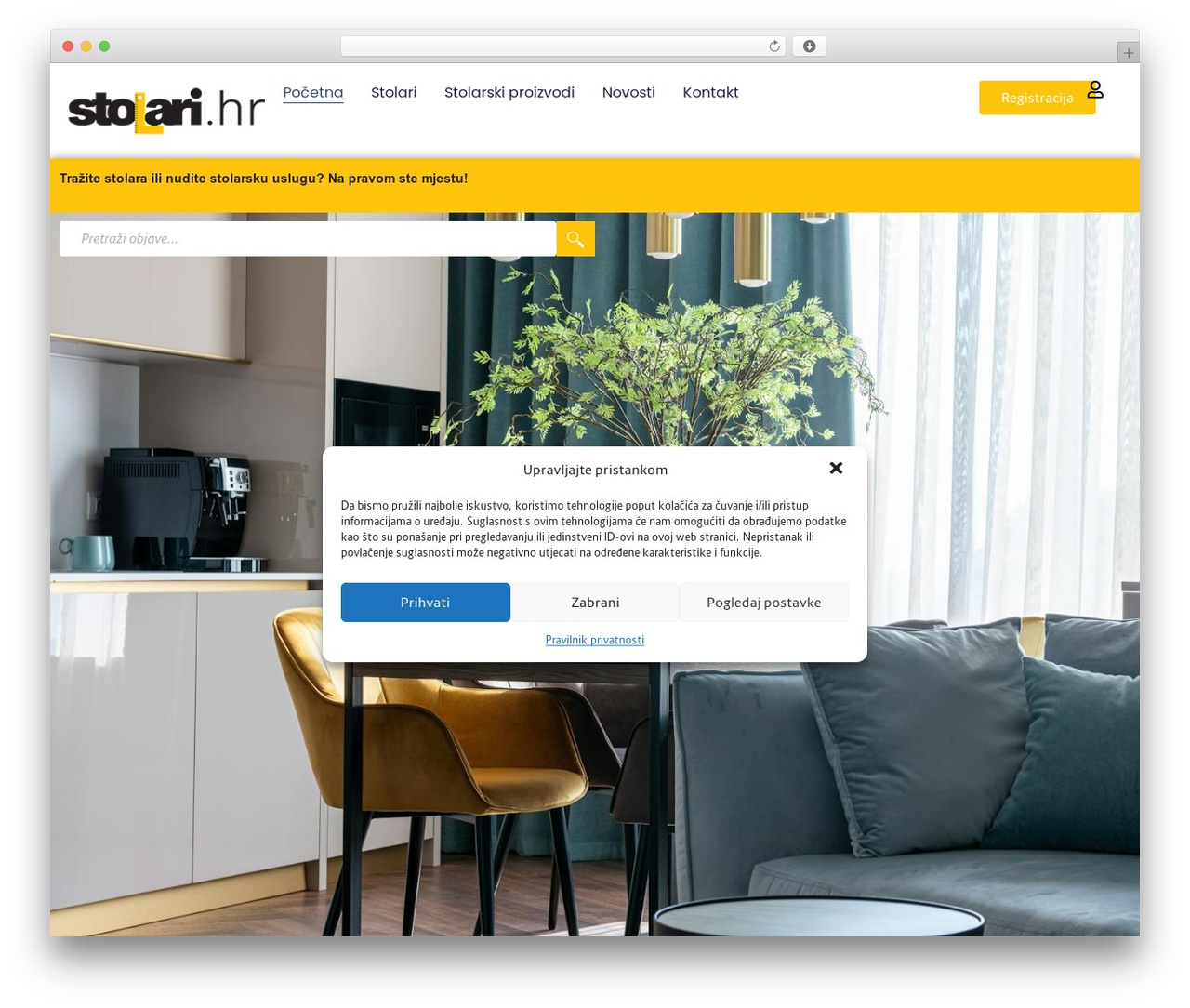 Theme WordPress Lisfinity - stolari.hr