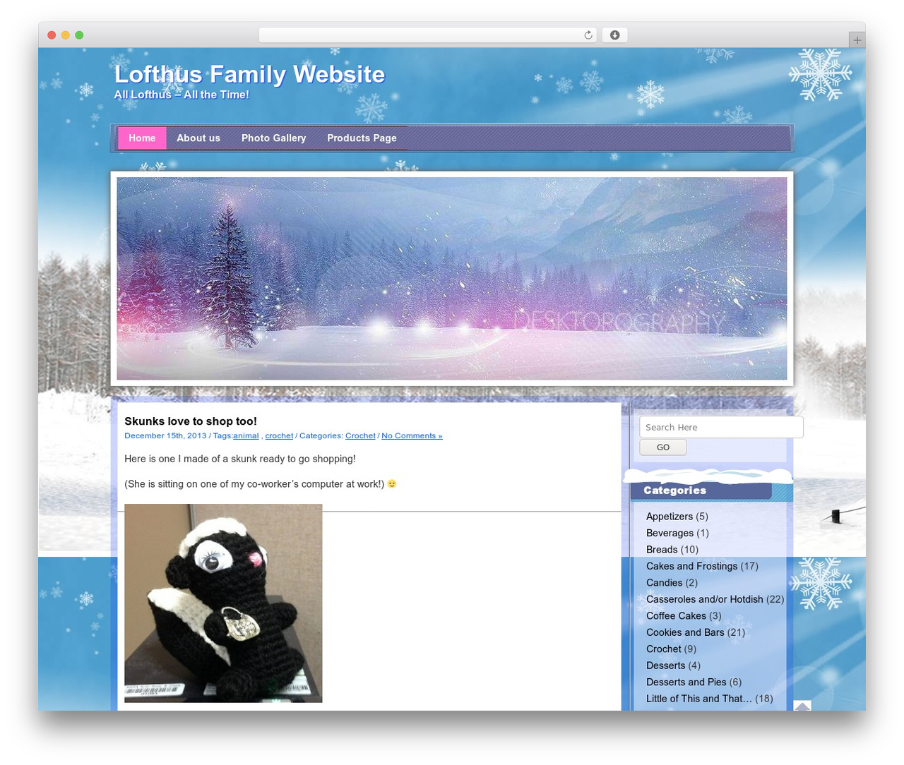 Winter theme WordPress - lofthusfamily.info Winter theme WordPress - lofthusfamily.info