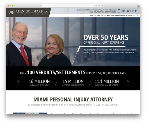 WordPress theme Alan Goldfarb Responsive Website - goldfarbpa.com