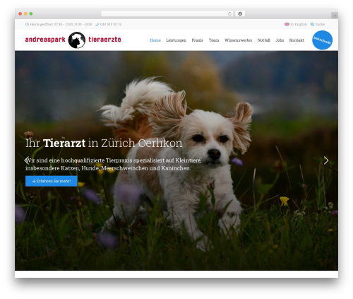 WordPress theme Web-Elements 15.3.0 - andreaspark-tieraerzte.ch