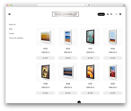WordPress theme WOOLFWP - gollenwald.com