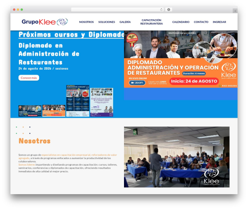 WPSeed theme WordPress - grupoklee.com