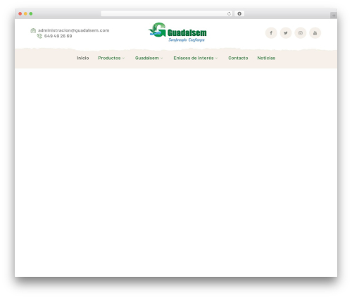 Agrikole WordPress theme - guadalsem.com