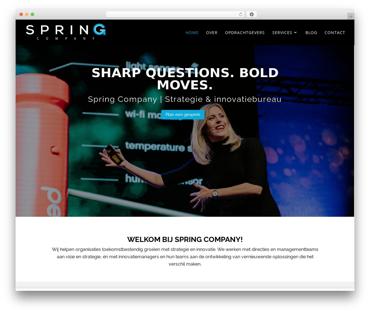 Divi theme WordPress - springcompany.nl