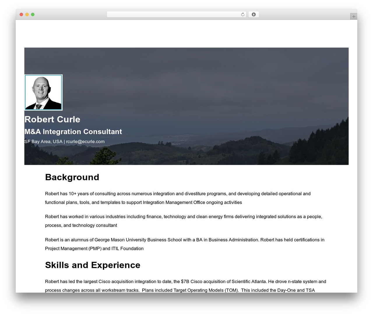 Foresight WordPress theme - ecurle.com Foresight WordPress theme - ecurle.com