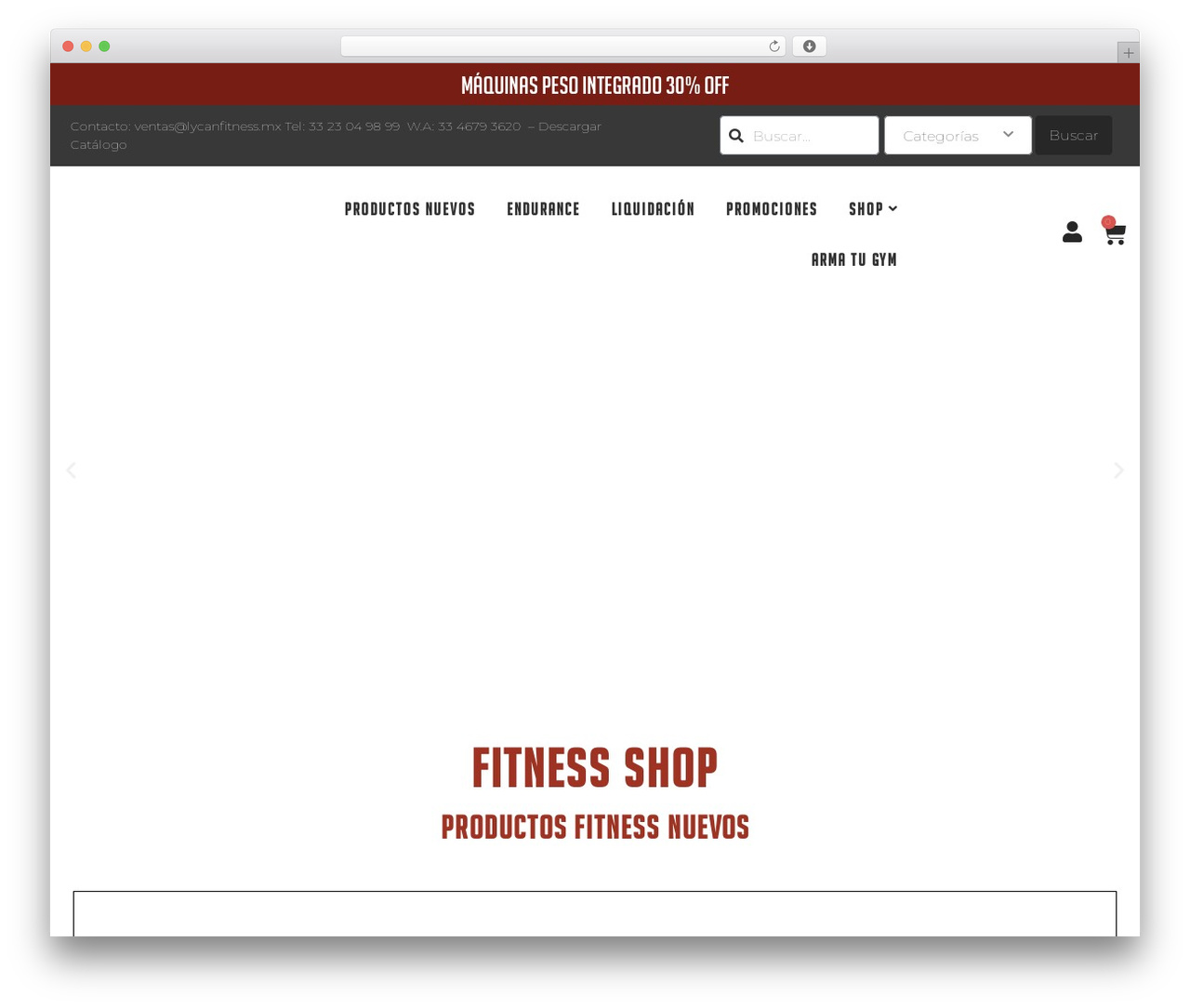 Hello Elementor WordPress ecommerce theme - lycanfitness.mx