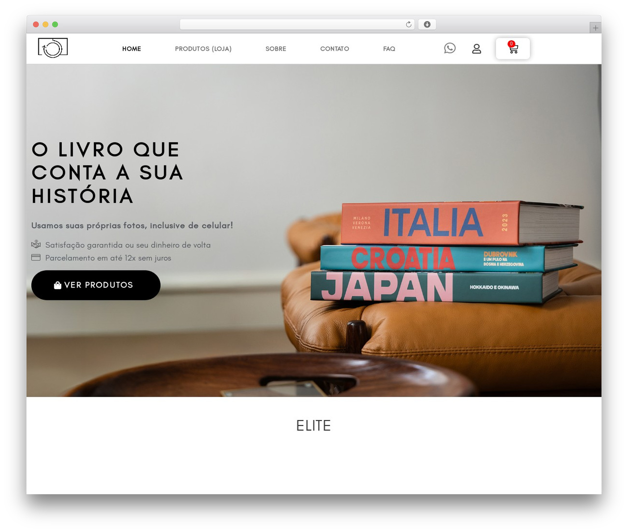 Hello Elementor WordPress theme - fotolivroviagem.com.br