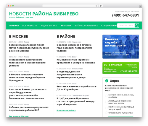 Meanwhile WordPress theme - gazeta-bibirevo.ru