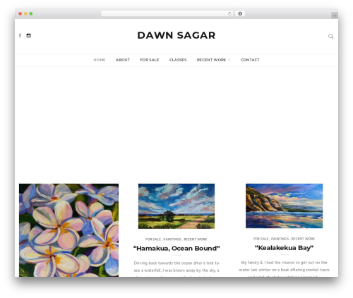 MiniMag theme WordPress - dsagarart.com