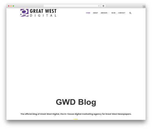 NODE WordPress theme - greatwestdigital.ca