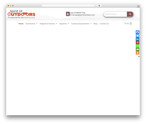 Web stat WordPress plugin - spiritofoutdoors.com