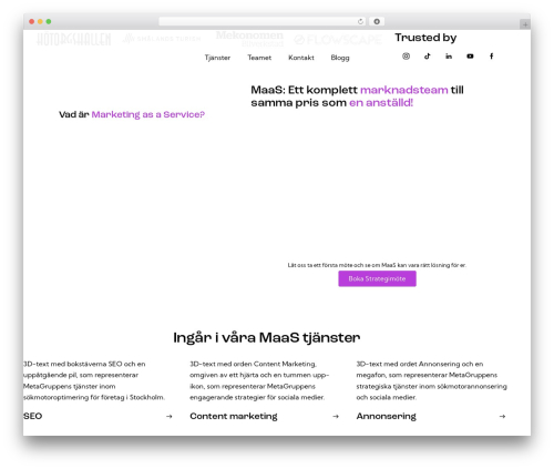 Prisma WordPress theme - metagruppen.se