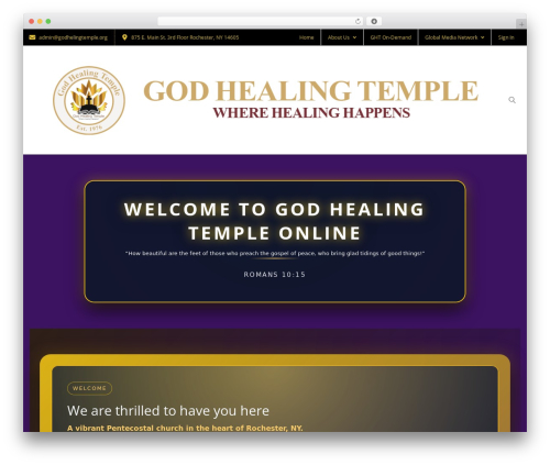 Creativo elements WordPress plugin - godhealingtemple.org