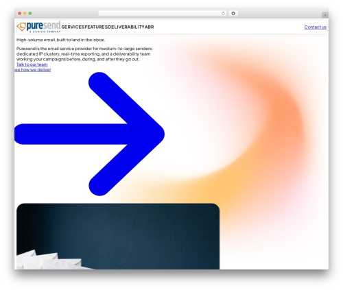 Theme WordPress Etch Child Theme - puresend.com