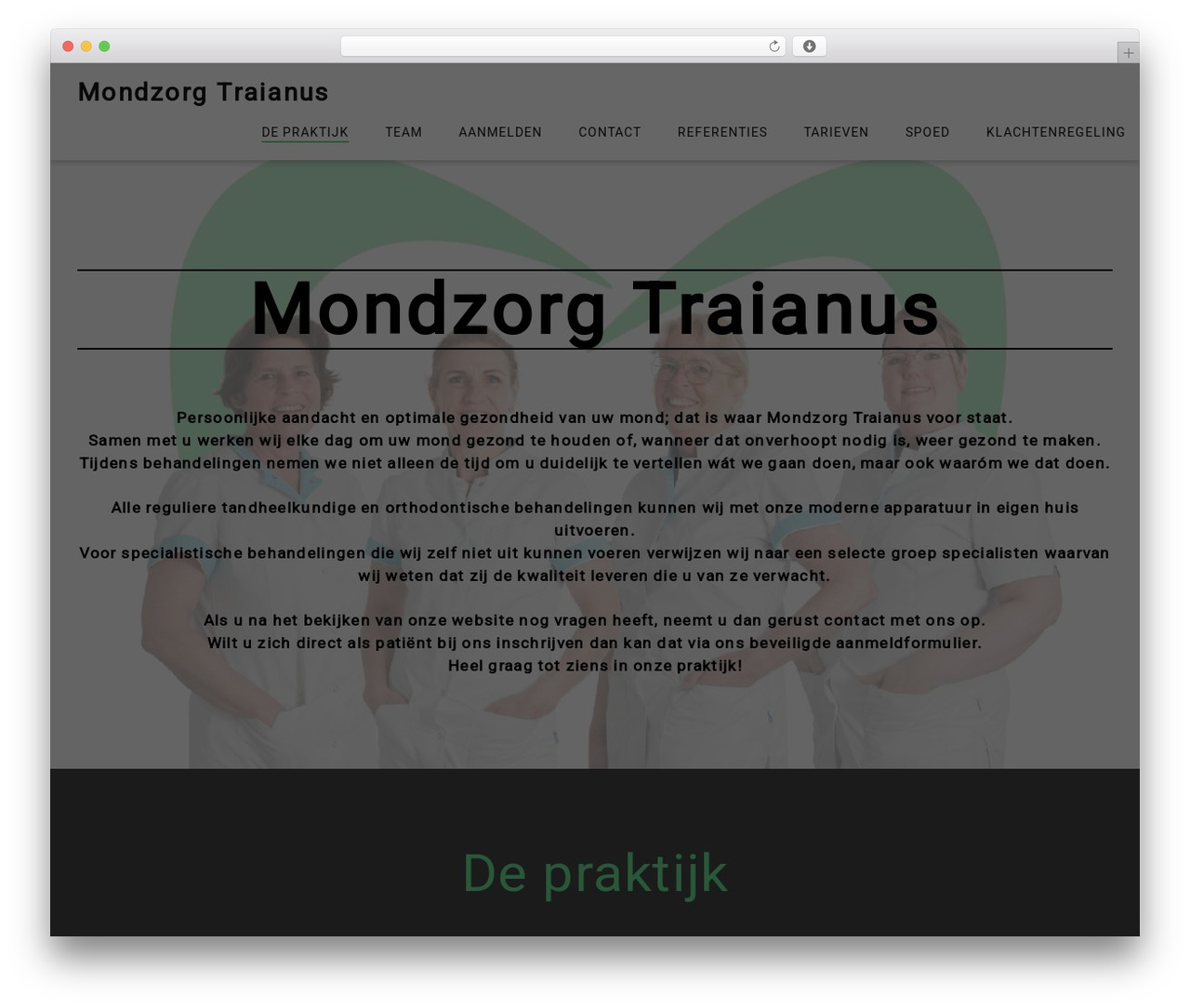 Theme WordPress Integral Pro - mondzorgtraianus.nl