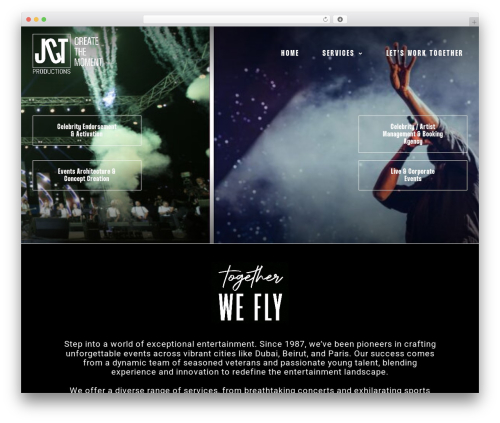 Theme WordPress JCT - jctproductions.com Theme WordPress JCT - jctproductions.com