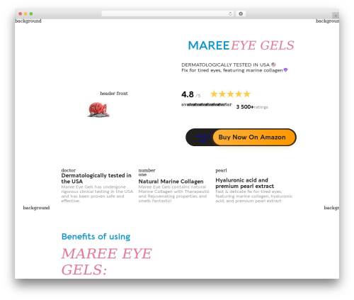 WordPress theme Maree - amazonmaree.com