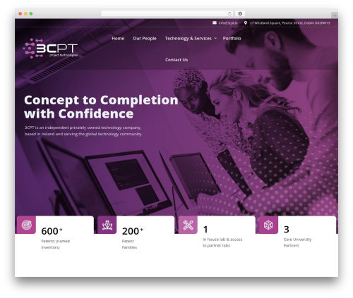 WordPress theme Setech - 3cpt.ie