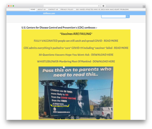WordPress theme ClickBump - dollbees.com
