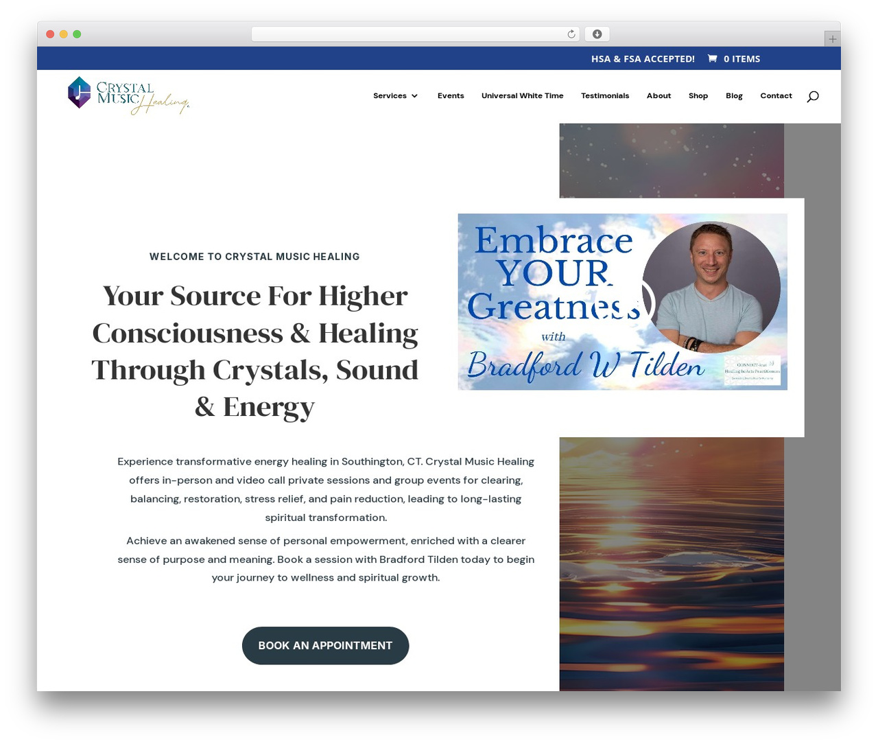 WordPress theme Divi - crystalmusichealing.com WordPress theme Divi - crystalmusichealing.com