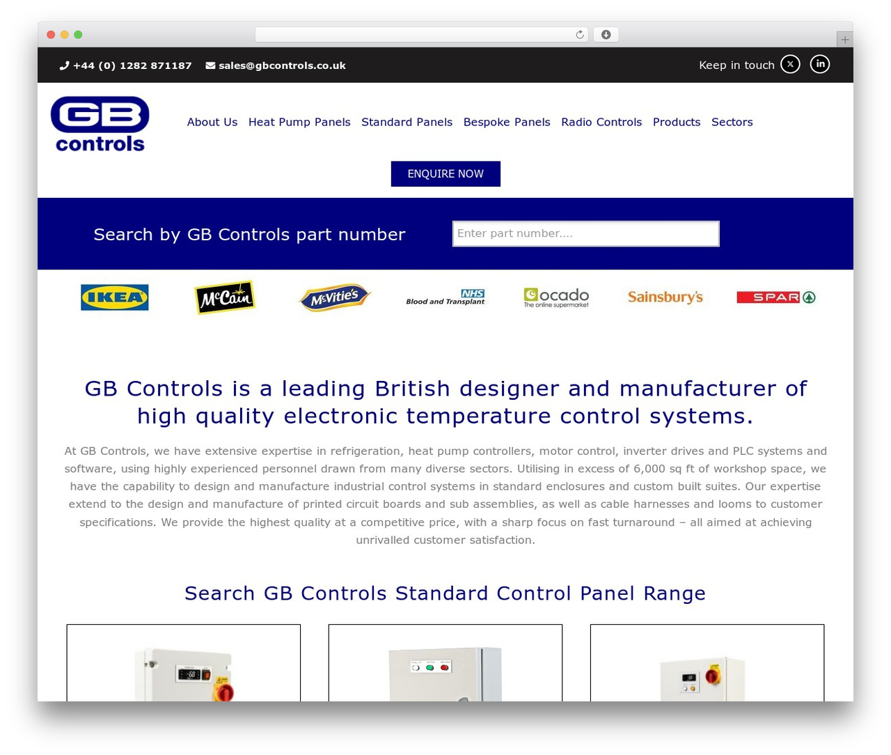 WordPress website theme Hello Elementor - gbcontrols.co.uk