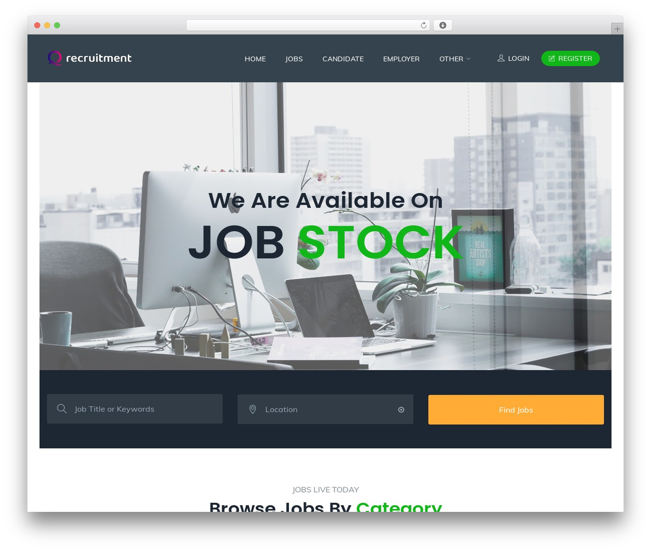 Workio WordPress theme - q-recruitment.uk