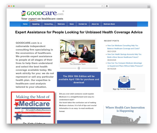 WP theme Responsive Pro - goodcare.com