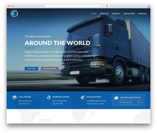 Cargo WordPress plugin - eaglecargosl.com