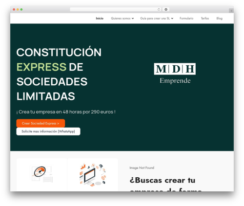 CitadelaWP WordPress theme - sociedades.express