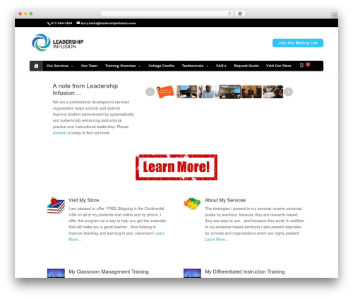 Subscribe by email WordPress plugin - leadershipinfusion.com