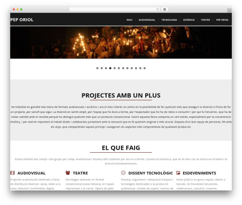Modality Pro WordPress theme - peporiol.com