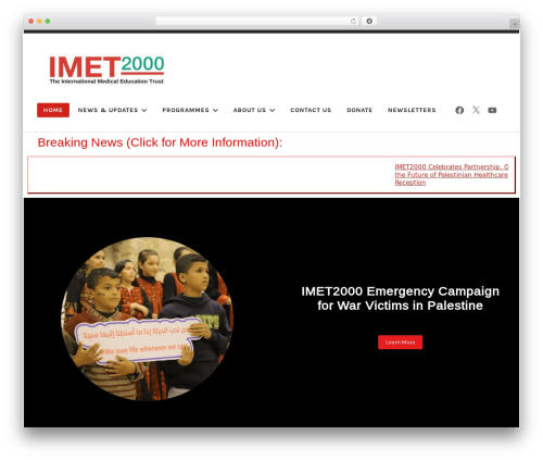 Radcliffe 2 WordPress theme - imet2000.org