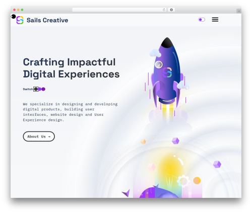 Sails Creative WordPress theme - sailsmultimedia.com