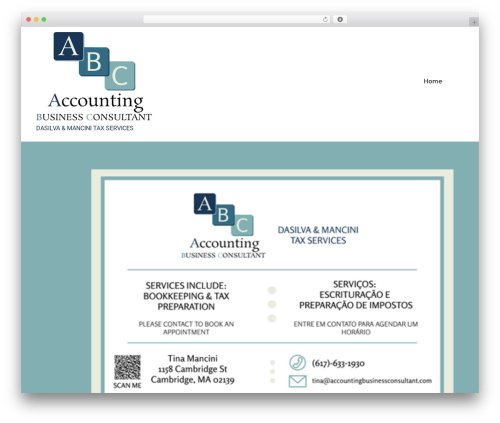TechUp WordPress website theme - accountingbusinessconsultant.com