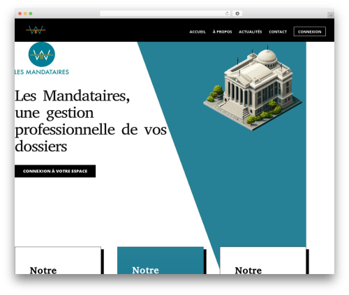 Theme WordPress Divi - lesmandataires.com