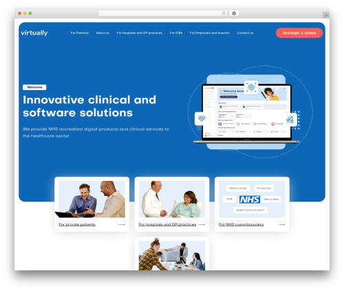 Virtually B2B Theme premium WordPress theme - virtually.uk