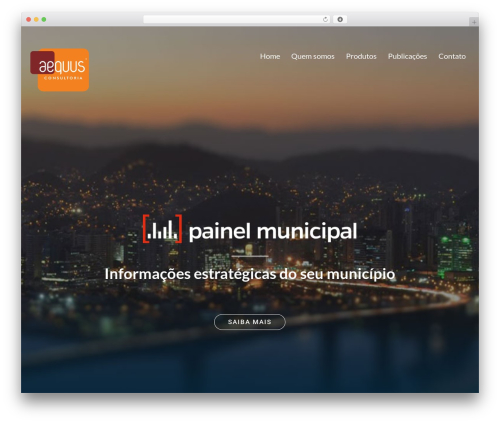 WordPress theme Aequus - aequus.com.br