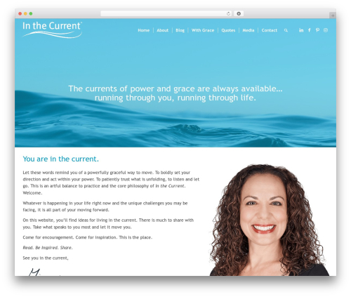 WP Theme WordPress theme - inthecurrent.com