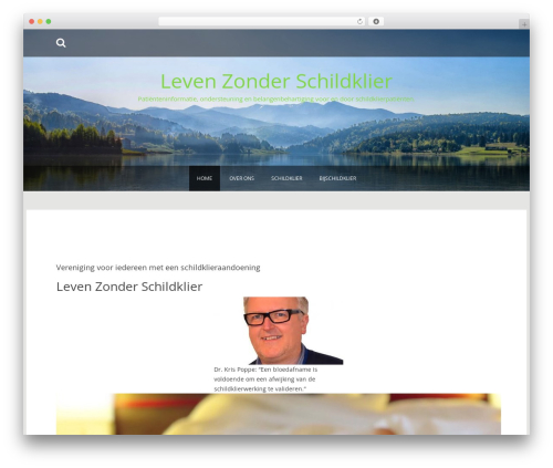 Amora WordPress theme - levenzonderschildklier.be