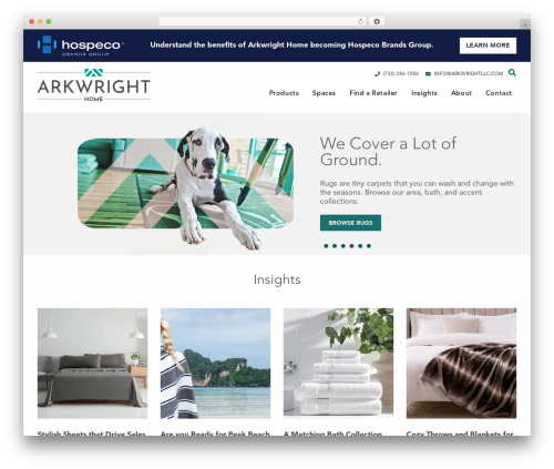 Arkwright WordPress theme - arkwrighthome.com
