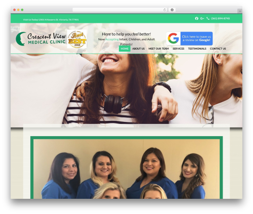 Beacon Theme medical WordPress theme - crescentviewvictoria.com