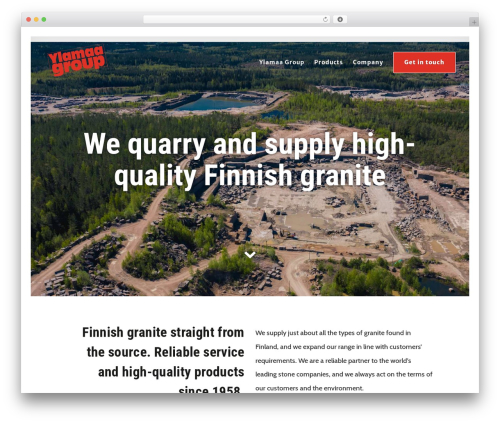 Viba portfolio WordPress plugin - ylamaagroup.fi